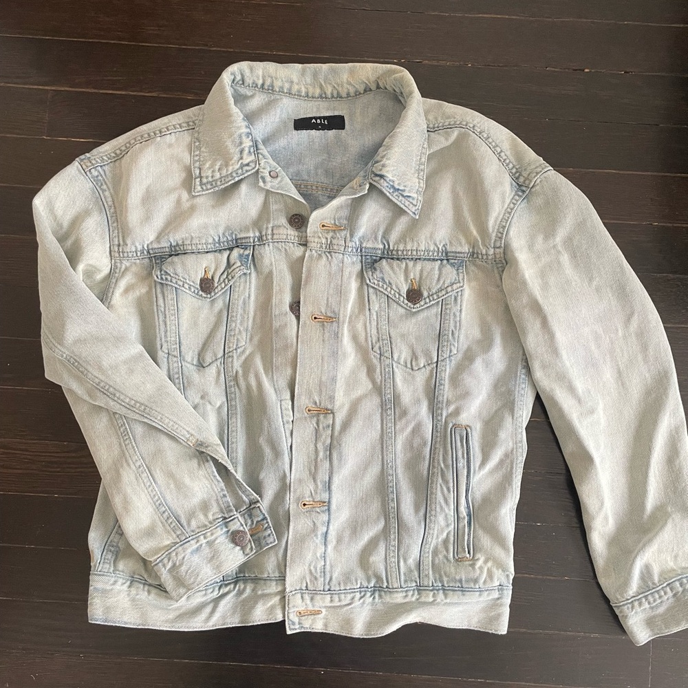 Able Light Wash Merly Denim Jacket